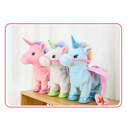 peluche peluche animal licorne musical cheval jouet electrique marche cheval rose