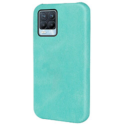 Coque en TPU + PU anti-empreintes digitales, anti-rayures, vert clair pour votre Realme 8 Pro/Realme 8