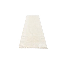 Avis Vidal Tapis de couloir en laine 305x84 beige Darya