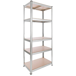 2x Arebos Étagère Robuste 875kg Étagère de Stockage en Sous-sol 180x75x45cm