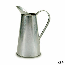 Ibergarden Pot Modèle Pot à lait Argenté Zinc 17 x 21,5 x 11,3 cm (24 Unités)