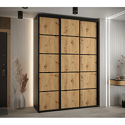 Abiks Meble Armoire DAVOS 4 À Portes Coulissantes 235,2/180/45 3 Portes