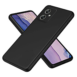 Htdmobiles Coque pour Motorola Moto G54 5G - housse etui silicone gel fine + film ecran - NOIR