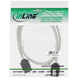 Câble rond InLine® SATA 6Gb / s avec loquets 0,5 m