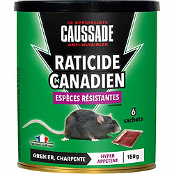 CAUSSADE Raticide canadien forte infestation CARBF150 - 150 g