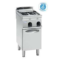 Friteuse Gaz avec Tuyères Traversant la Cuve - 2 x 8 Litres - Gamme 700 - Tecnoinox