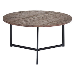 Beliani Table basse MDF Bois foncé TIPPO