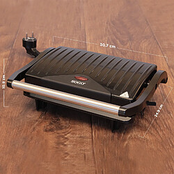 Sogo PLAQUE GRILLE SANDWICH ET PANINI PRESS 2 TRANCHES pas cher