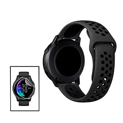 PHONECARE Kit Bracelet SportyStyle + Film de Hydrogel pour Huawei Watch GT 3 46mm - Noir / Noir