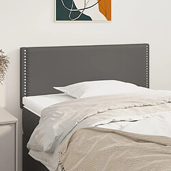 vidaXL Tête de lit Gris 80x5x78/88 cm Similicuir