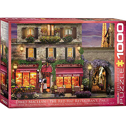 Eurographics 6000?2 446 cm The Red Hat Restaurant Paris Puzzle (Lot de 1000)