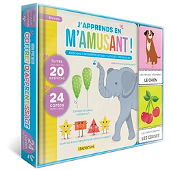 Mon premier coffret d'apprentissage : J'apprends en m'amusant ! : Vocabulaire, premières notions, logique, émotions