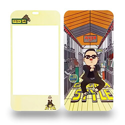 Totalcadeau Paire de stickers Gangnam style pour iPhone