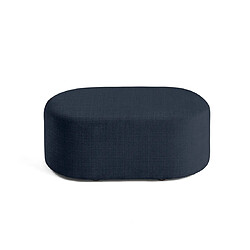 Acheter Bestmobilier Miro - pouf en velours texturé