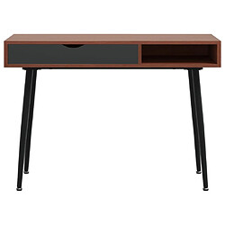 Acheter Maison Chic Bureau d'ordinateur solide,Table de travail avec tiroir marron 110x50x75 cm -GKD20062