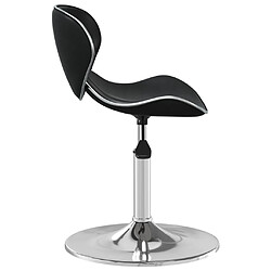 Avis vidaXL Tabouret de bar Noir Similicuir