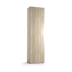 Kiamami Valentina COLONNE POLYVALENTE H 182CM 1 PORTE ORME EFFET BOIS