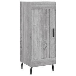 Acheter vidaXL Buffet haut Sonoma gris 34,5x34x180 cm Bois d'ingénierie