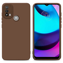 Cadorabo Coque Motorola MOTO E20 Etui en Marron