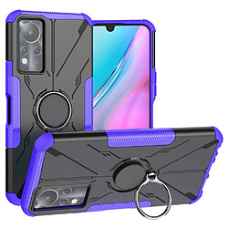 Coque en TPU anti-rayures, anti-chutte avec béquille annulaire réglable pour votre Infinix Note 11 - violet