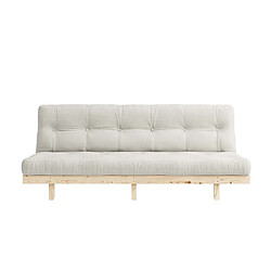 Inside 75 Banquette convertible futon LEAN bois de pin coloris naturel 130x200 cm