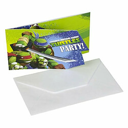 Ludendo Cartes d’invitation Tortues Ninja