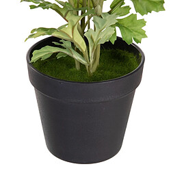 Avis BigBuy Home Plante décorative Polyester Polyéthylène Fer Fleur 12,5 x 12,5 x 37 cm