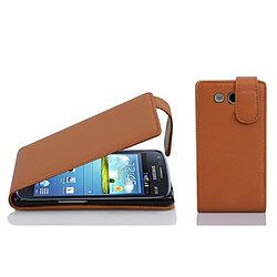 Cadorabo Coque Samsung Galaxy CORE / CORE DUOS Etui en Marron