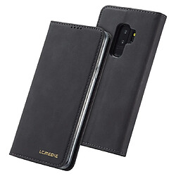 Wewoo Coque Pour Galaxy S9 LC.IMEEKE LC-002 Series Skin Hand Feeling PU + TPU Housse en cuir à rabat avec support et fente carte et portefeuille noir