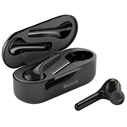 Justgreenbox TWS True Wireless Earbuds 5.0 BT Casque intra-auriculaire Stéréo Réduction du bruit Boîte de charge., Noir