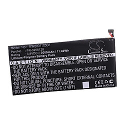 vhbw Li-Polymer Batterie 3000mAh (3.8V) pour Netbook Pad Tablette HP Stream 7 5700, 5700ng, 5709 comme 795065-001, PR-3258128.