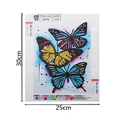 Acheter 5D Bricolage Spécial En Forme De Diamant Kit De Peinture Mosaïque Artisanat Photo Papillon 1