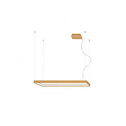 Luminaire Center Plafonnier LED intégré Tuula Integrated Aluminium Or 1 ampoule 150cm