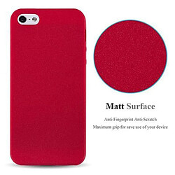 Avis Cadorabo Coque iPhone 5 / 5S / SE 2016 Etui en Rouge