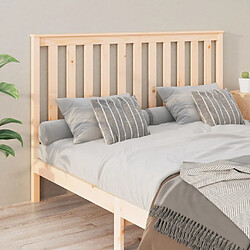 Acheter Maison Chic Tête de lit scandinave,Meuble de chambre 156x6x101 cm Bois massif de pin -MN55273