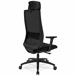 Acheter Paris Prix Fauteuil de Bureau Design Tiziano 126cm Noir