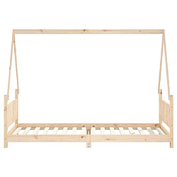 Acheter Maison Chic Lit simple Cadre de lit pour enfants,Lit d'Enfant Moderne 90x200 cm bois de pin massif -MN96998