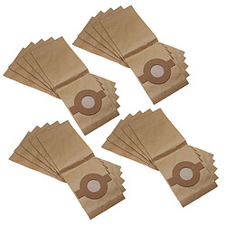 vhbw 20x Sacs remplacement pour Kärcher 4002667013399, 6.904-128.0 pour aspirateur - papier marron