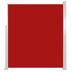 vidaXL Auvent latéral rétractable de patio 160x300 cm Rouge