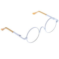 Lunettes de lunettes à lunette ronde à 1/6 de paire pour lunettes de 12 po 'blythe blanc