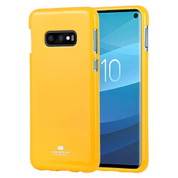 Wewoo Coque Souple en TPU anti-chute et anti-rayures pour Galaxy S10e Jaune