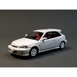 Universal 1/64 Honda Civic Type R Modèle de moulage sous pression Automobile Collection Co., Ltd. | Voiture jouet moulée sous pression(blanche)