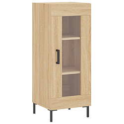 Acheter vidaXL Buffet haut Chêne sonoma 34,5x34x180 cm Bois d'ingénierie