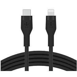 Cbl Silicone USB-C LTG 1M noir Belkin Cbl Silicone USB-C LTG