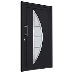 Avis vidaXL Porte d'entrée Anthracite 108x208 cm