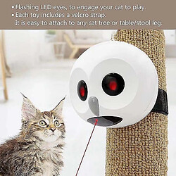 Universal Toys infrarouges de chat automatique Cats aléatoires rotatifs intelligents sur / off robotique jouet de chat électronique faible bruit