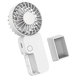 Ventilateur USB Mains Libres Portable Mini Clip Portable sur Ventilateur Batterie Rechargeable à Vent Fort pour Camping, Pêche, Cyc