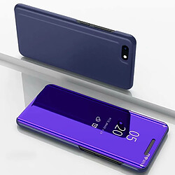 Wewoo Xiaomi Redmi Go Coque Miroir Bleu Violet