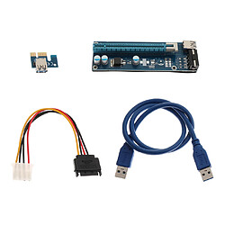 Carte Graphique Dédiée à Exploitation Minière Usb3.0 Pci-e 1x à 16x Extension De Carte Graphique