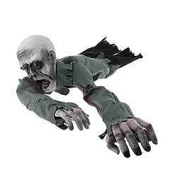 Horrfic Halloween électrique Rampant Zombie Haunted House Decor Prop pas cher